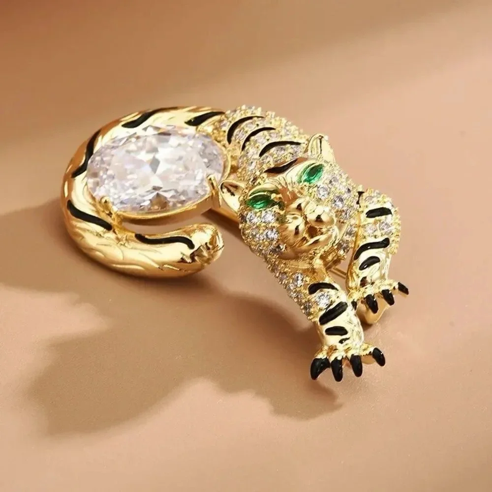 VQ Tiger Brooch